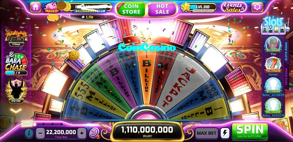 CoinCasino خوش آمدید بونس +600% پیشکش موبائل ایپ کے پروموشن سیکشن میں دکھائی دیتی ہے۔